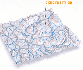 3d view of Aguacatitlán