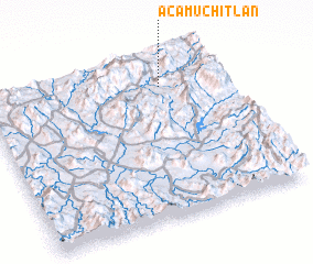 3d view of Acamuchitlán