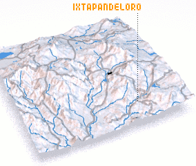 3d view of Ixtapan del Oro