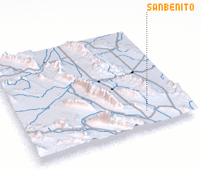 3d view of San Benito