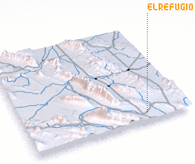 3d view of El Refugio