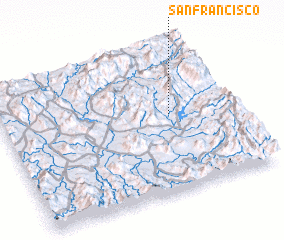 3d view of San Francisco