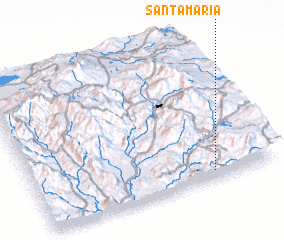 3d view of Santa María