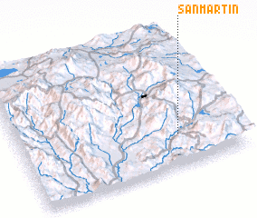 3d view of San Martín