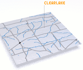 3d view of Clear Lake