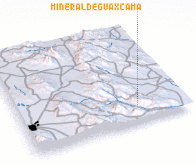 3d view of Mineral de Guaxcama