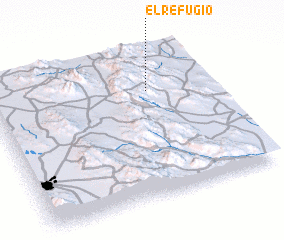 3d view of El Refugio