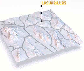 3d view of Las Jarillas