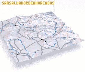 3d view of San Salvador de Ahorcados