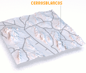 3d view of Cerros Blancos