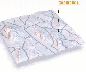 3d view of San Miguel