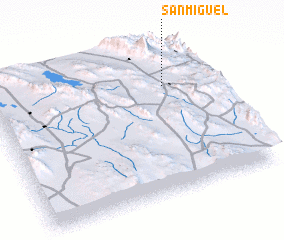 3d view of San Miguel