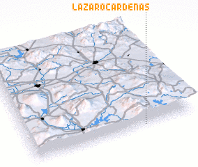 3d view of Lázaro Cárdenas