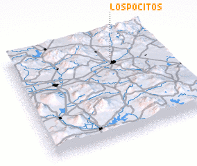 3d view of Los Pocitos