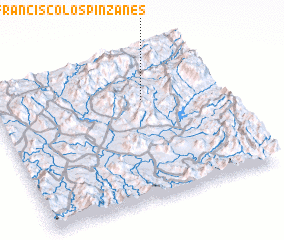 3d view of San Francisco Los Pinzanes