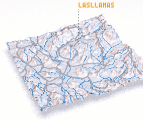 3d view of Las Llamas