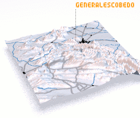 3d view of General Escobedo