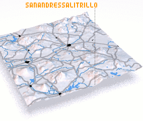 3d view of San Andrés Salitrillo