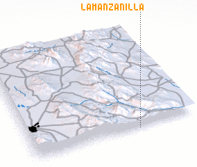 3d view of La Manzanilla