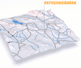 3d view of Refugio de Ibarra