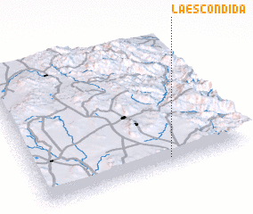 3d view of La Escondida