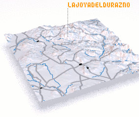 3d view of La Joya del Durazno