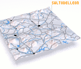 3d view of Salto del León