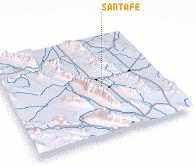 3d view of Santa Fe