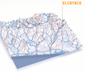 3d view of El Cayaco