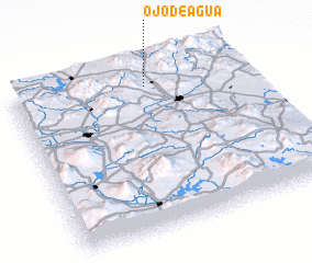 3d view of Ojo de Agua