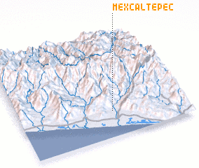 3d view of Mexcaltepec