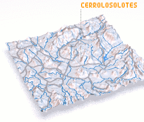 3d view of Cerro Los Olotes