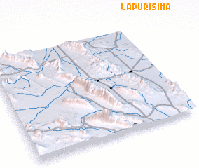 3d view of La Purísima