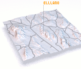 3d view of El Llano