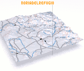 3d view of Noria del Refugio