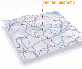 3d view of Paso de la Ordeña