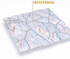 3d view of Santa Teresa