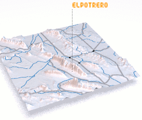 3d view of El Potrero