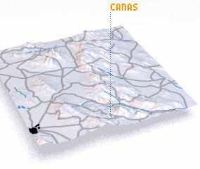 3d view of Cañas