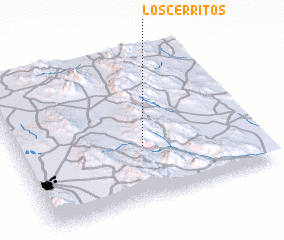 3d view of Los Cerritos