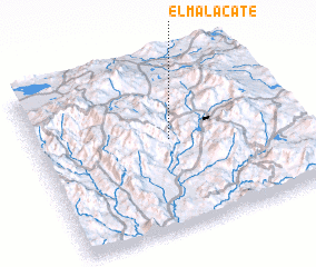 3d view of El Malacate