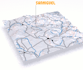 3d view of San Miguel