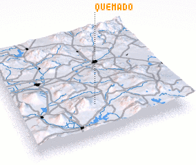 3d view of Quemado