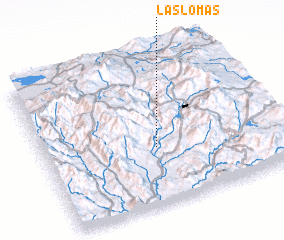 3d view of Las Lomas