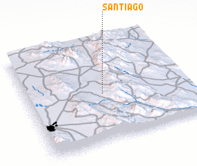3d view of Santiago