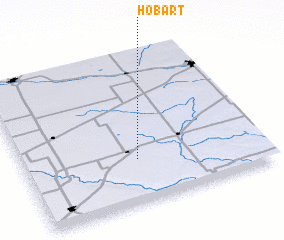 3d view of Hobart