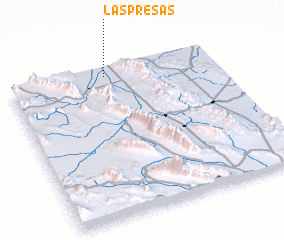 3d view of Las Presas