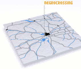 3d view of Negro Crossing