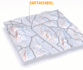 3d view of Santa Isabel