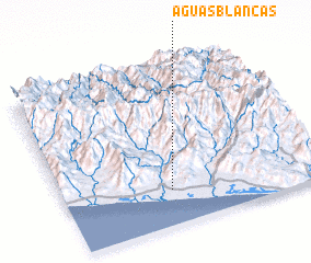 3d view of Aguas Blancas